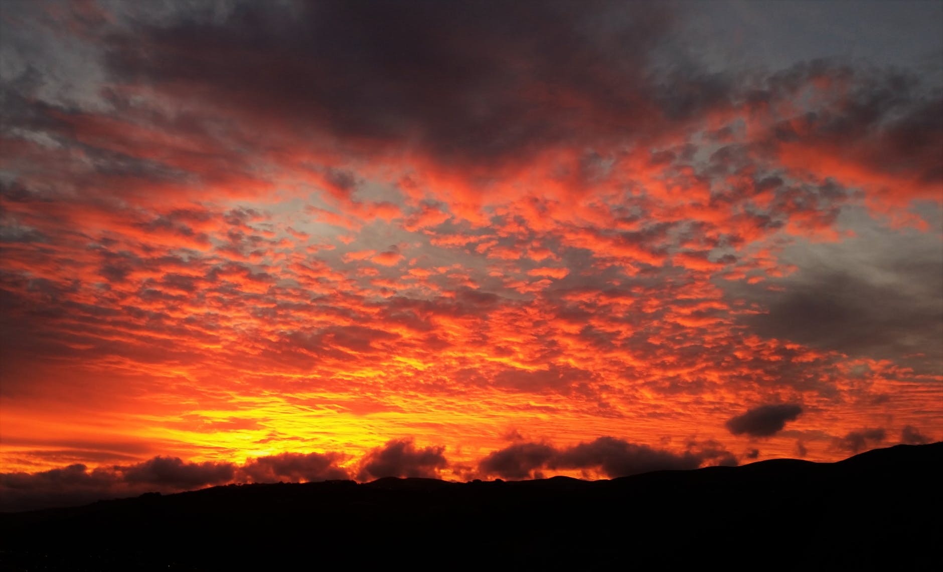 black clouds dark dawn