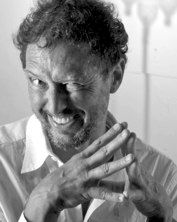 The author as evil genius. Photo by Keithen Martinez.